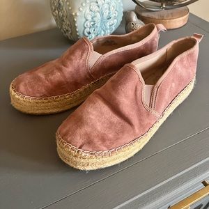 Sam Edelman dusty rose espadrilles